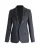 Dior Eenzijdig Blazer in Zwarte Wol