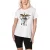 Superman Justice Gang Trio Logo T-shirt voor dames (Wit)