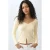 MANGO TEEN gebreide top met smockwerk – lichtgeel