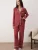 Trendyol Pyjama  rood / bourgogne / offwhite