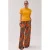 HARPER & YVE wide leg regular waist broek met panterprint multi