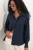 Oversized Stippen Crepe Shirt