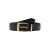 Mango leren riem zwart