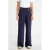 Cache Cache wide leg high waist broek met krijtstreep donkerblauw