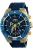 Invicta Aviator 22525 Heren Horloge – Quartz Uurwerk – Roestvrij Staal met blauwe Wijzerplaat – 49mm
