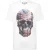 Washed Round Neck T-Shirt Skull America