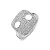 Orphelia Dames 925 Sterling Zilveren Ring – Zilver ZR-3829
