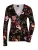 MADELEINE Gebreid vest  navy / donkergroen / rood / zwart