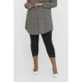 ONLY CARMAKOMA 3/4 legging CARTIME met kant zwart