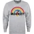 Disney Dames/dames Mickey Mouse Regenboog Sweatshirt (Grijs/Zwart)