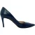 Prada Pumps met Spitse Neuzen in Marineblauw Lakleer