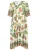 Ana Alcazar Jurk ‘ Dilia ‘  grasgroen / rosa / wit
