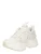 BUFFALO Sneakers laag ‘Binary Rose’  natuurwit