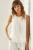 Textured Siphon Blouse met Accessoire Detail