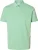 Selected Homme Polo Fave Zip Groen heren