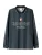 Bershka Shirt  donkergroen / oranje / wit