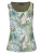 KOROSHI Top  blauw / groen / wit