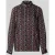 milano italy Blouse van viscose met kentkraag