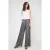 Broek met wijde pijpen print