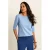 Expresso pullover lichtblauw gebreid