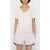 10DAYS Linen Tee Dip Dye Pale Lilac