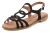 LASCANA Sandalen met riem  zwart