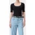 Closed Scoopneck Shortsleeve Black
