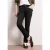 Street One Dames Mid Waist Slim Legs broek in satijnlook in Zwart