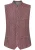 STOCKERPOINT Klederdracht gilet ‘Morris’  bordeaux / wit