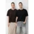 Oversized Geribbelde Crew Neck Twee-in-een T-Shirt Set