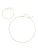 Hey Happiness Sieraden set  geel / goud / groen / pink