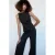 Mango geruite jumpsuit – antraciet