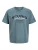 JACK & JONES Shirt ‘JJYuki’  duifblauw / zwart / wit