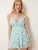 Happiness İstanbul Jumpsuit  lichtblauw / groen / wit