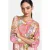 Rich & Royal Printed Midi Dress With Smocked Chest Spring Blush