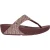 Fit Flop Dames/Dames Lulu Shimmer Weave Toe Post Sandalen (Bruin)