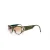 Christian Dior Vintage zonnebril in groen en goud.