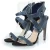 Nicholas Kirkwood sandalen met grijze en zwarte leren bandjes