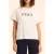 ICode White Short-sleeved T-shirt With Embroidered Slogan Off-whit