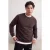 TRENDYOL MAN Heren Effen Lang Oversized Sweatshirts