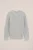 WE Fashion – Jongens gebreide trui met structuur – Regular fit – Lichtgrijs – Katoen –