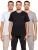 Kruze | 3 Pack Heren T-shirt Met Ronde Hals – Assortiment