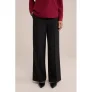 WE Fashion wide leg high waist pantalon zwart