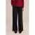 WE Fashion wide leg high waist pantalon zwart