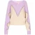 IZIA Jumper Dames Lavendel crème