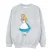 Disney Meisjes Alice In Wonderland Klassiek Alice Sweatshirt (Sportgrijs)