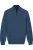 Baileys Half-Zip Sweater marine, Effen
