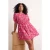 Trendyol Curve Dames Meerkleurig Bloemen Kort / Mini Kort Casual A-lijn Grote maten Jurk