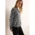 Cecil Dames Gedessineerde blouse in Zwart