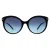 Tiffany TF4189 80019S zwarte azuurblauwe zonnebril met kleurverloop